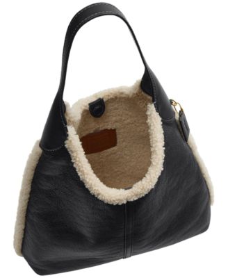 Brooklyn Extra-Large Shearling Trim Shoulder Bag 39