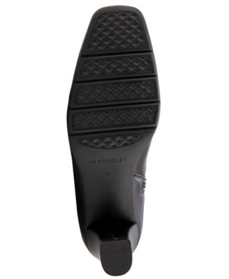 Women's Clover Block Heel Tall Boots