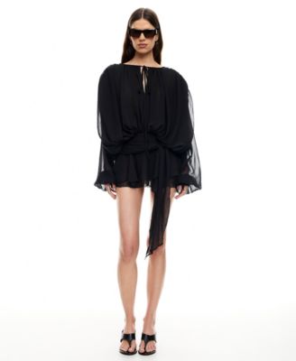 Women's Elements Back Button Mini Dress