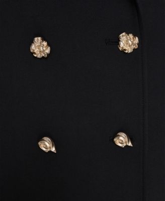 Women's Collared Double-Breasted Jacket