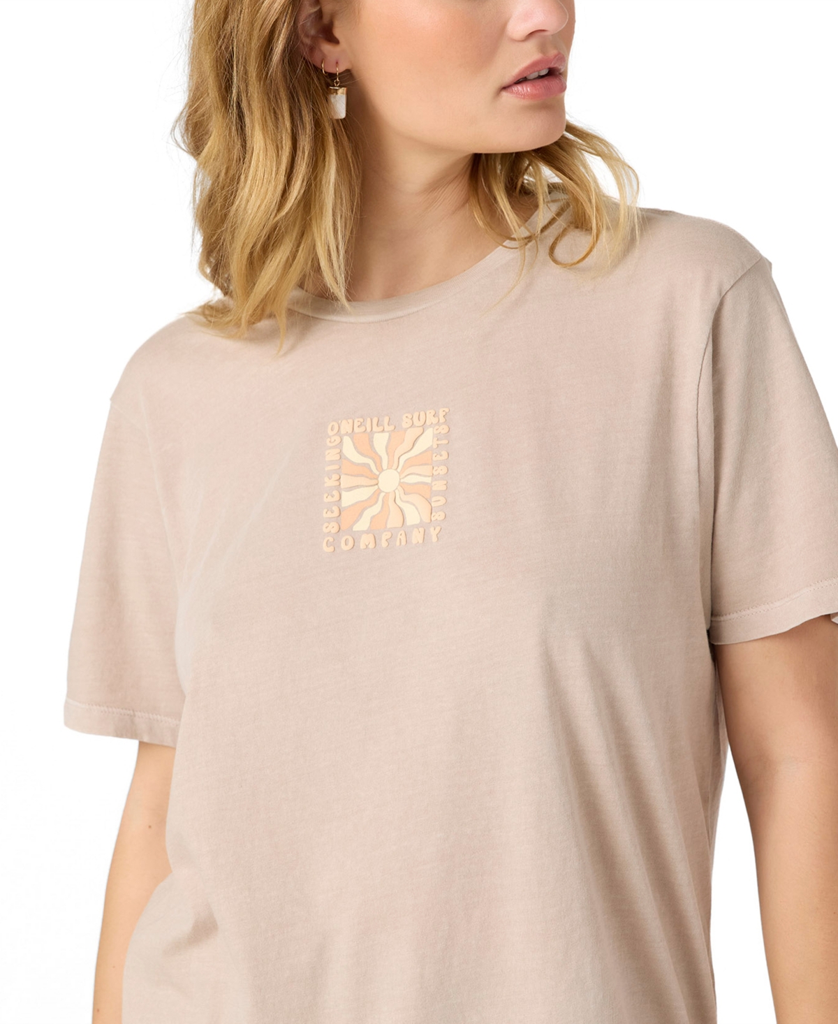 O'Neill Women's Seeking Sunsets Short-Sleeve Oversized T-Shirt