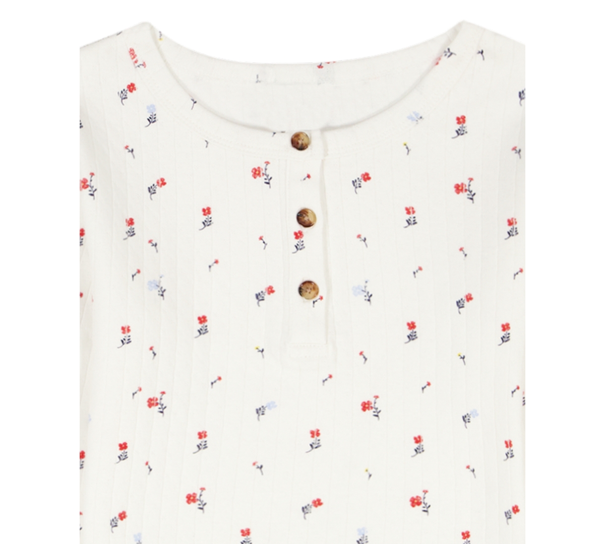 Tommy Hilfiger Girls 7-16 Long-sleeve Henley Top In White