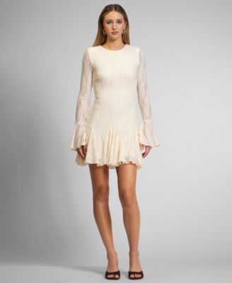Women's Alanna Textured Knit Crewneck Mini Dress