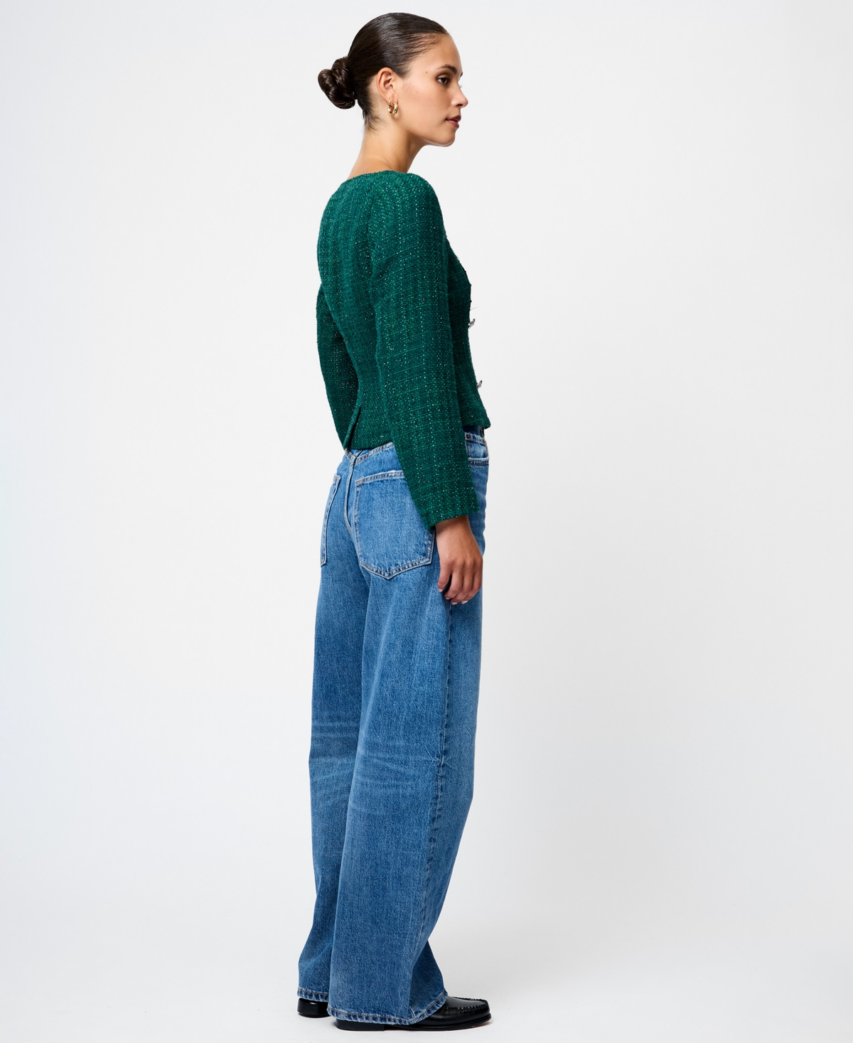 French Connection Women's Square Neck Top