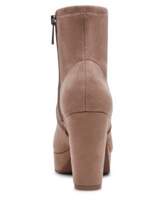 Womens Volt Platform Block Heel Dress Booties