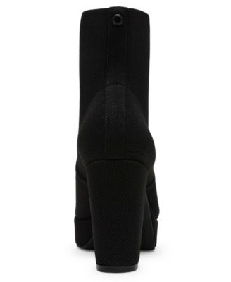 Womens Volt Platform Block Heel Dress Booties