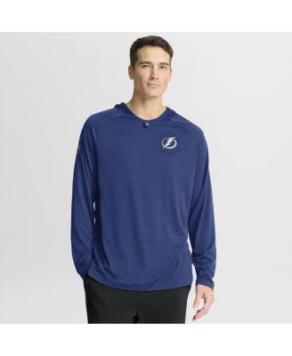 Men's Blue Tampa Bay Lightning Authentic Pro Rink Raglan Hoodie