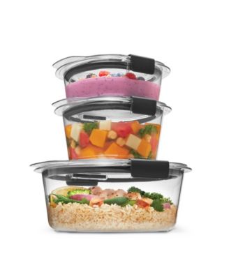 Brilliance 6-Pc. Round Leak Proof Food Storage Container Set