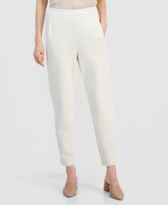 Women's Garment-Dyed Slouchy Terry Ankle Pants, Regular And Plus Size