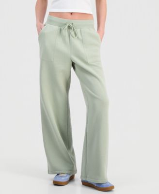 Juniors' High-Rise Wide-Leg Pants