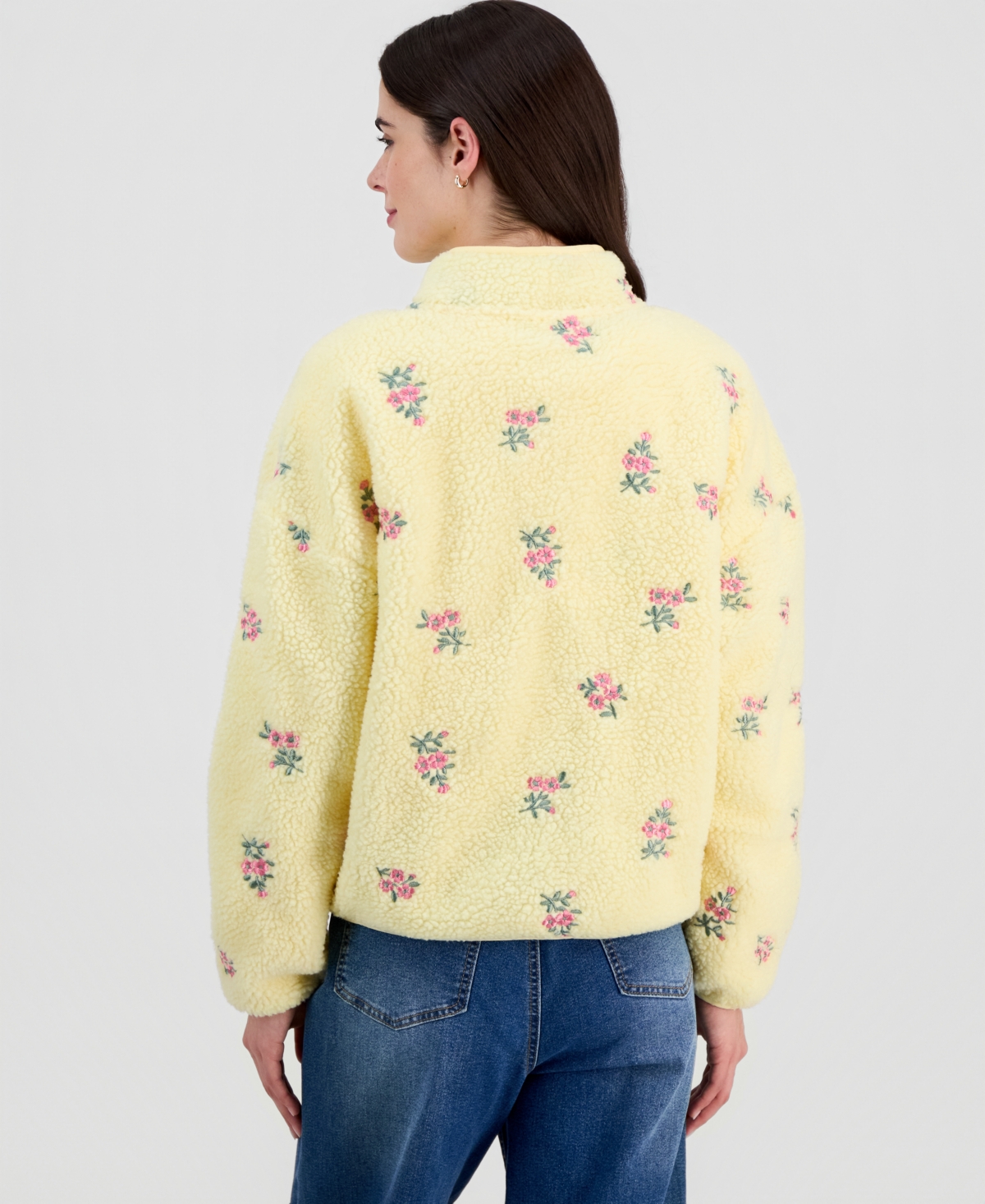 Sincerely Jules Juniors' Lightweight Novelty Fleece Jacket