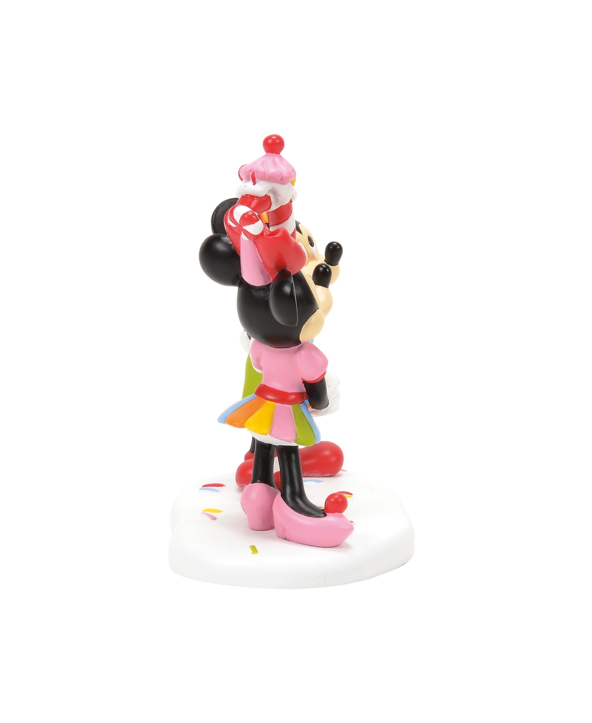 Department Five Disney Village Mickey Minnie Share A Treat Figurine In Multi