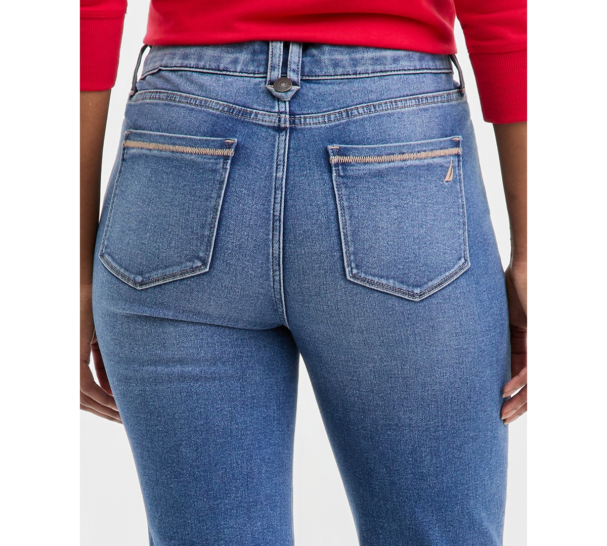 Nautica Jeans Women's Mid-Rise Straight