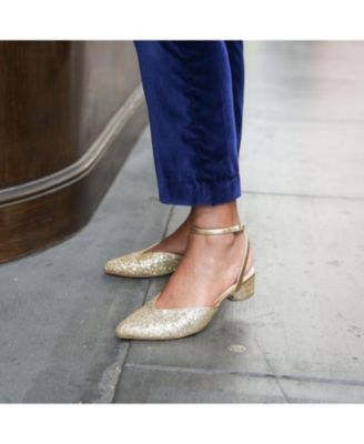 Women's Gatsby Glitter Marilyn Customizable V Slide