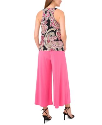 Women's Round Neck Sleeveless Tank Top