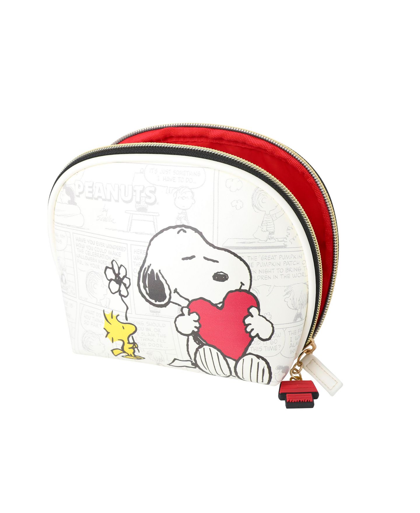 Сумки Peanuts Snoopy Cosmetic Set, Zip Pouch, Comic Print, цвет: Прозрачный / Серебряный — фото 6