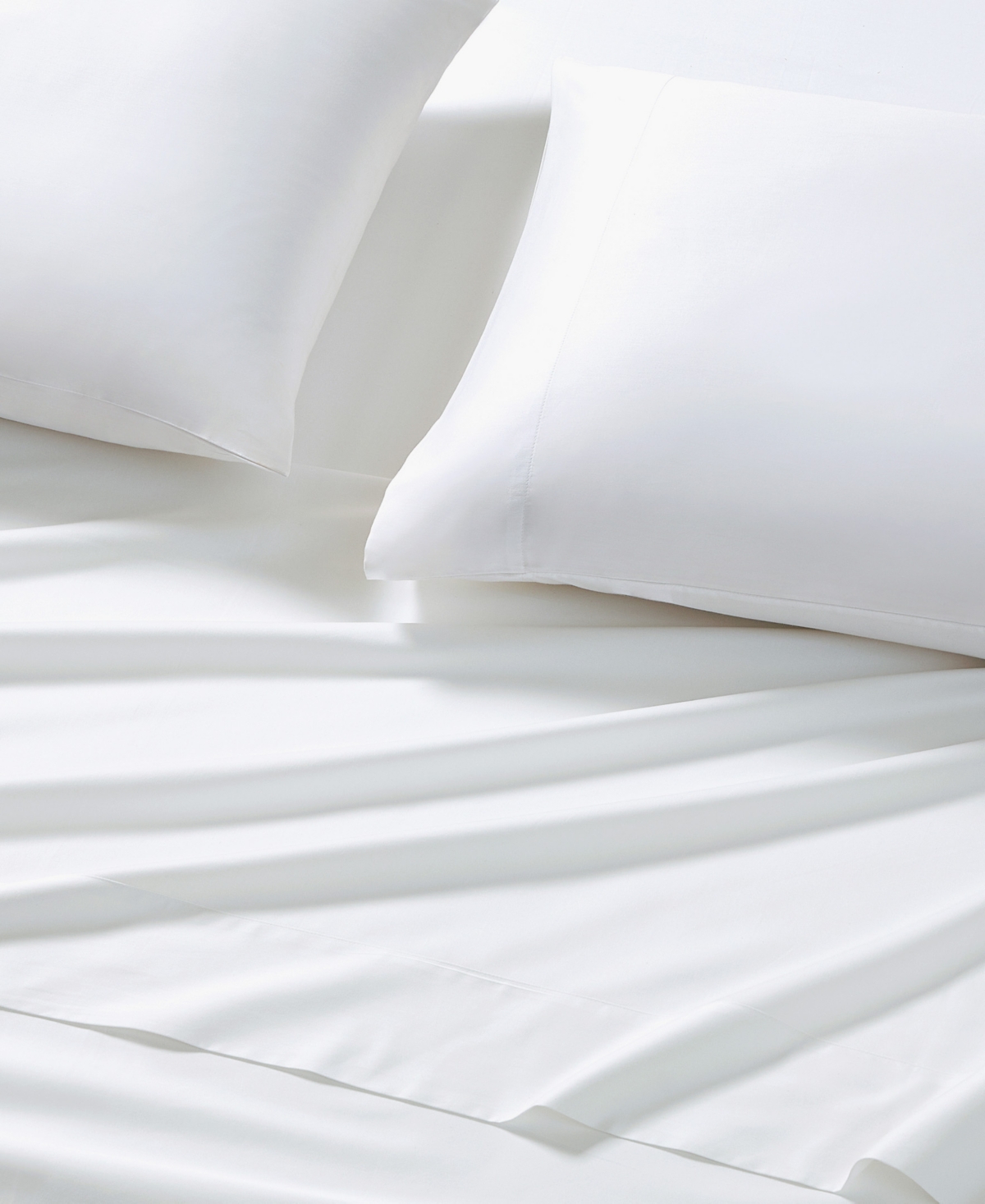 Dkny 425-thread Count Cotton 3-pc. Sheet Set, Queen In White