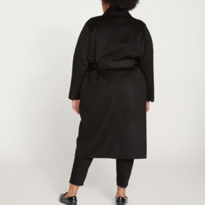 Plus Size Plus Double Face Luxe Coat