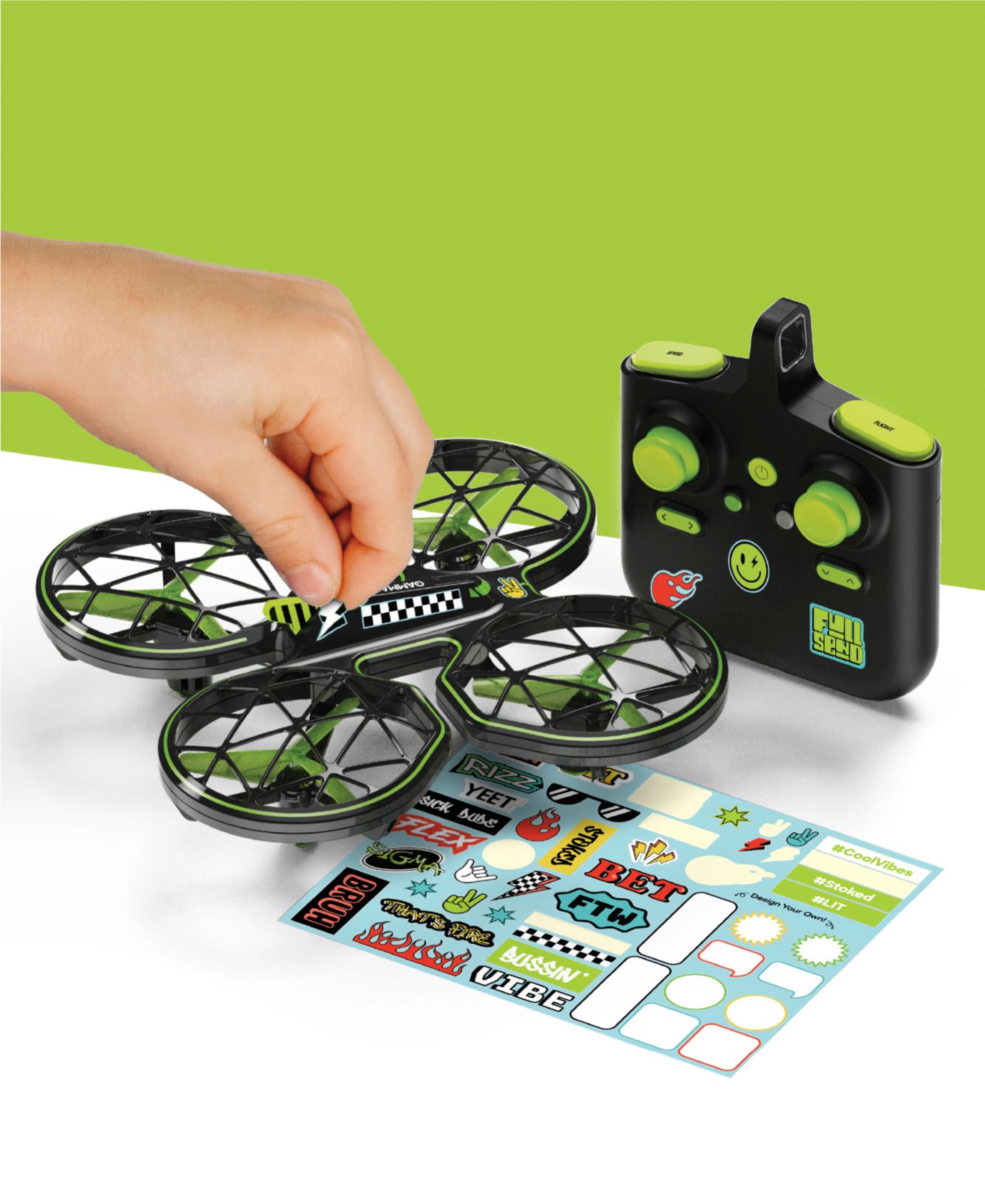 Детская игрушка Sharper Image Gamma RC Caged Drone, цвет: Разноцветный — фото 3
