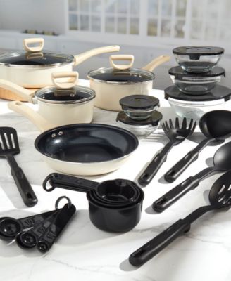Non-stick Aluminum 31-Pc. Cookware Set