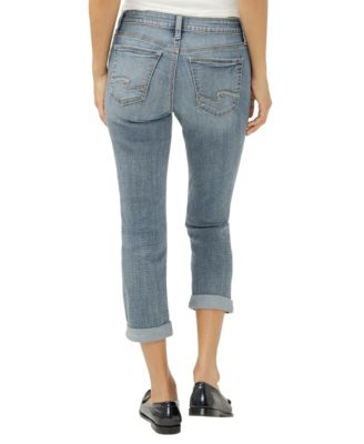 Women's Elyse Mid Rise Comfort Fit Capri Jeans