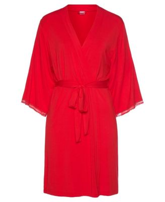 Women's Lace Trim Robe
