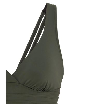 Women's Strappy Tummy Control One Piece Swimsuit