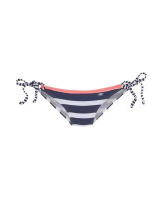 Women's Striped Cheeky Bikini Swimsuit Bottom