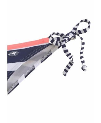 Women's Striped Cheeky Bikini Swimsuit Bottom