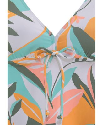 Women's Mix Print Tankini Swimsuit Top