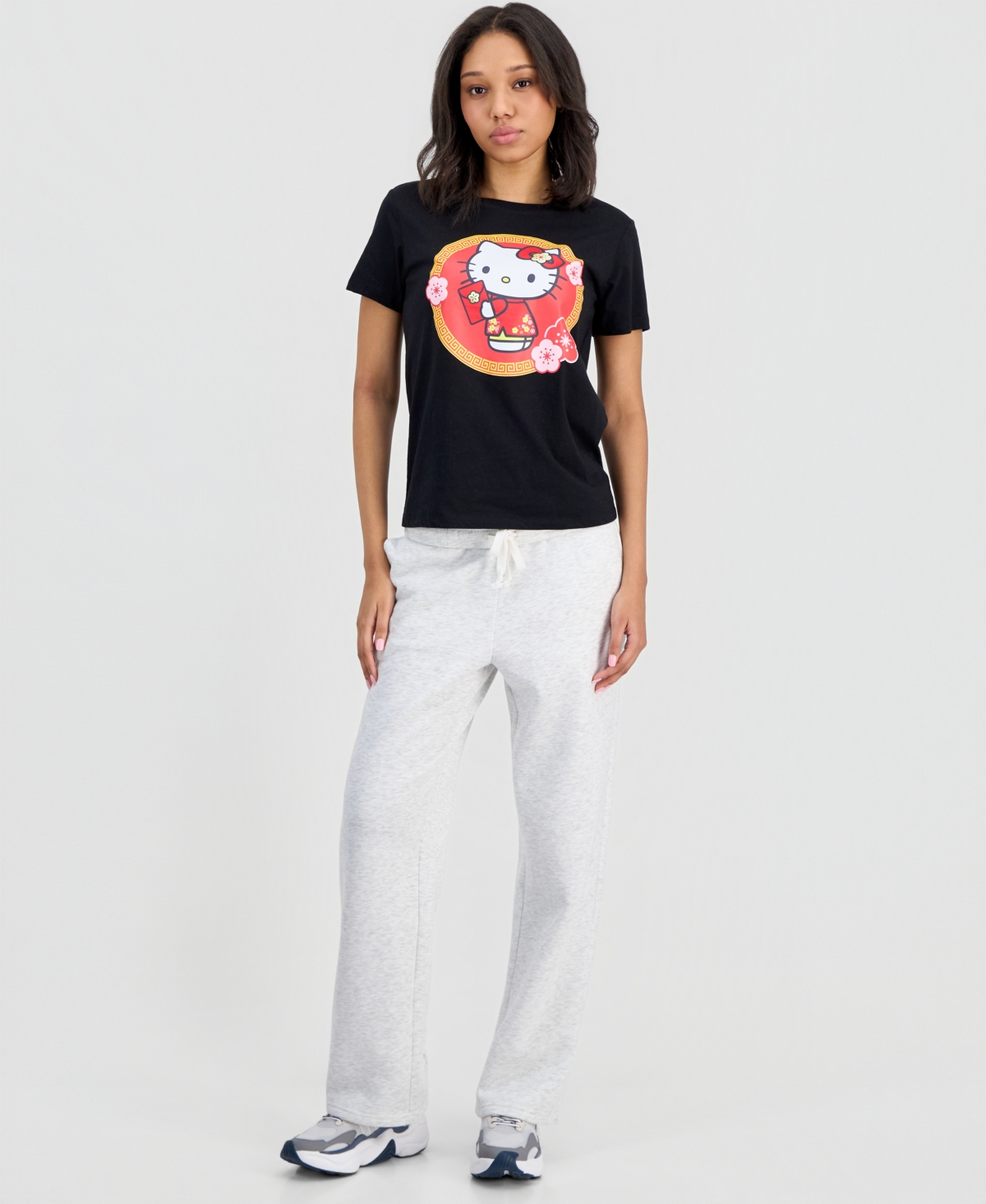 Grayson Threads, The Label Juniors' Hello Kitty Graphic T-Shirt