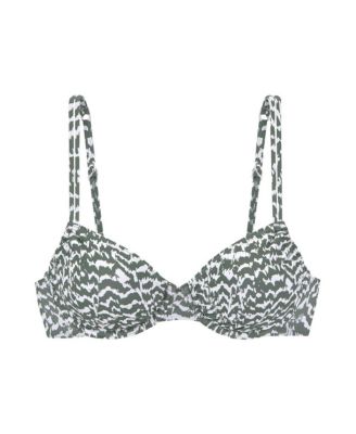 Women's Animal Print Underwire Bikini Swimsuit Top Bra Sizing