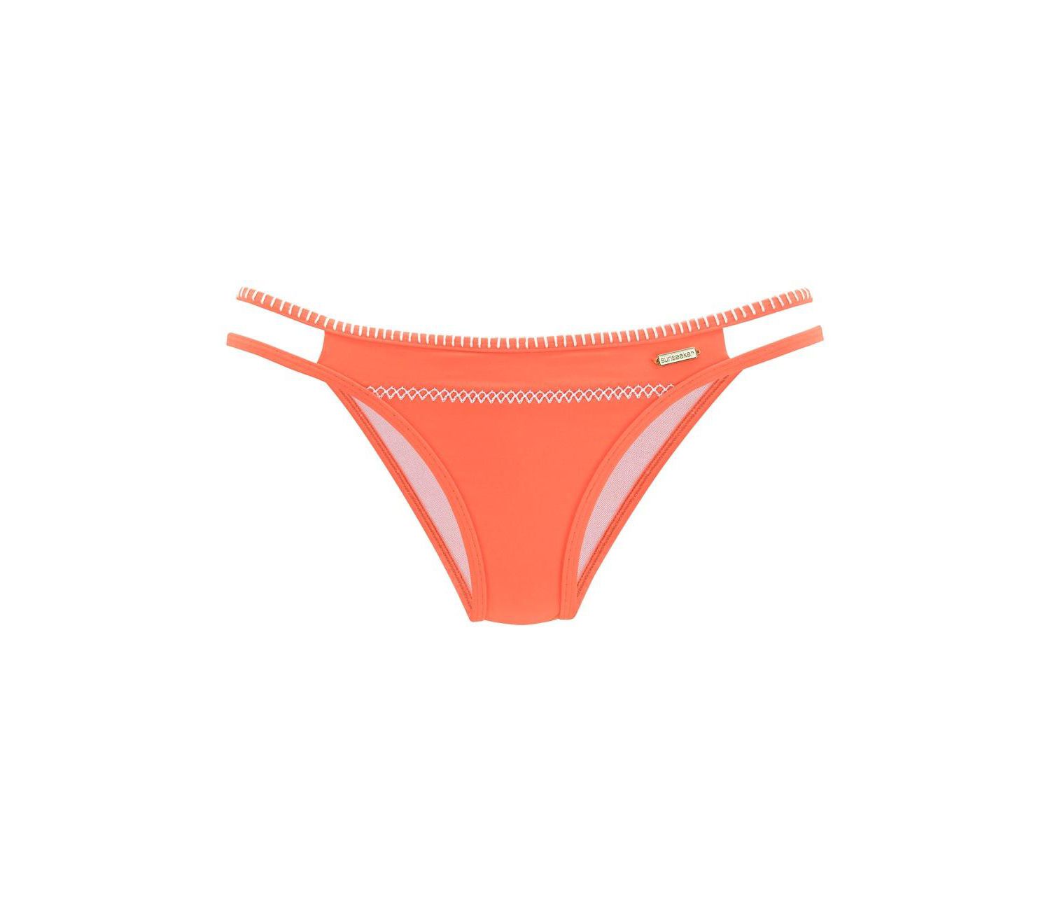 Women's Strappy Cheeky Bikini Low-Rise Cheeky-Coverage Swim Bottom