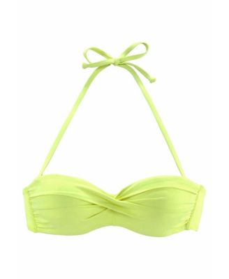 Women's Twist Bandeau Bikini Swimsuit Top Bra Sizing