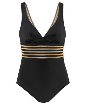 Women's Strappy Tummy Control One Piece Swimsuit