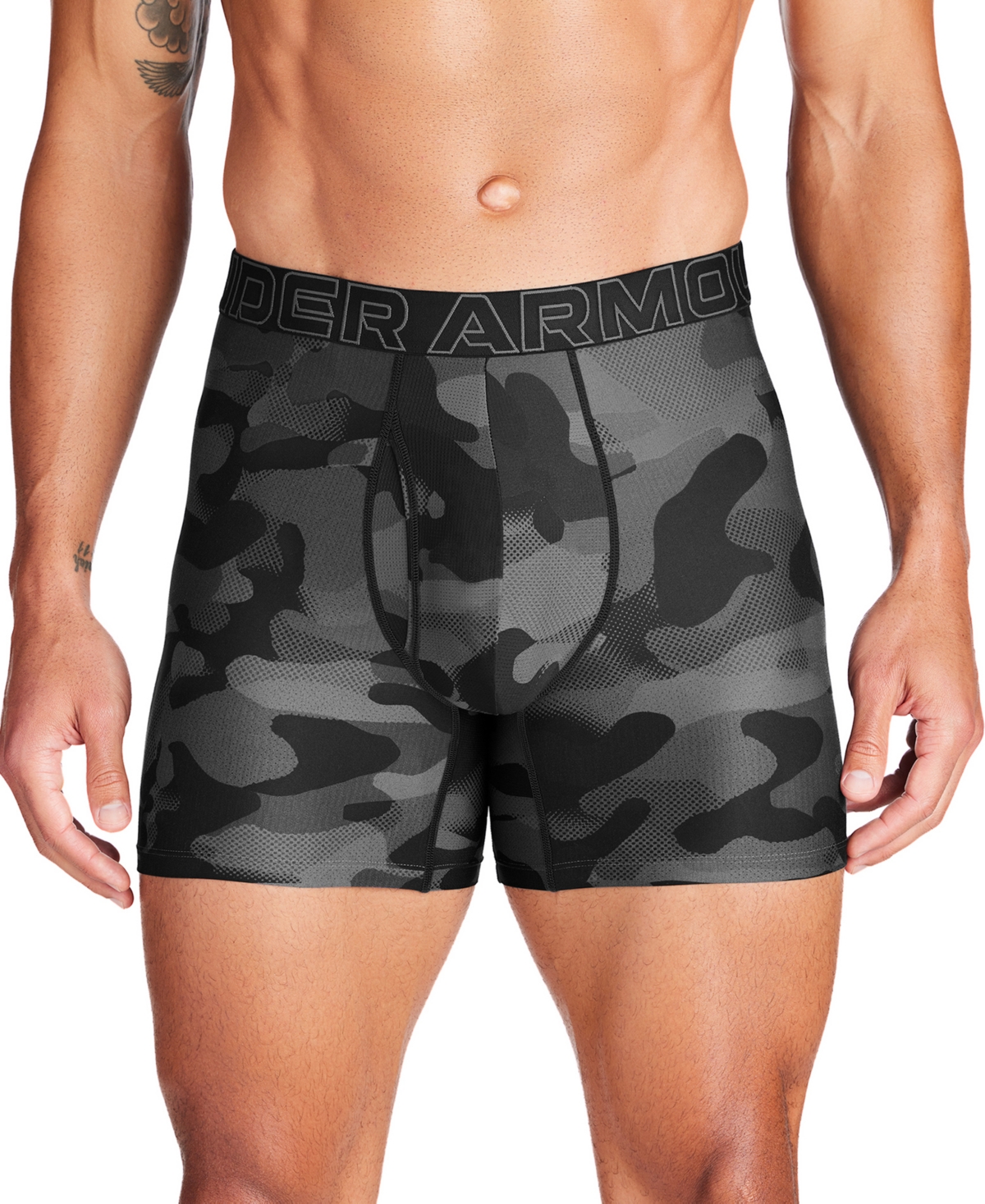 Under Armour Men's 3-Pack Performance Assorted 6" Boxer Briefs