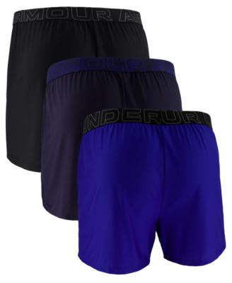 Men's 3-Pk. Solid Performance Tech Mesh 6" Boxers