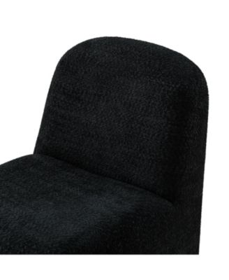 Roberto Mid-century Side Chair with Hardwood Legs