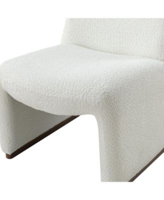 Roberto Mid-century Side Chair with Hardwood Legs