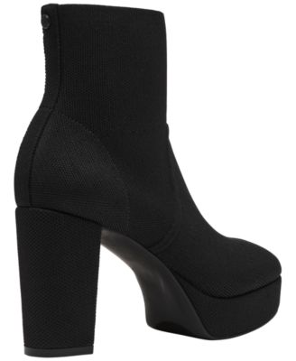 Womens Volt Platform Block Heel Dress Booties