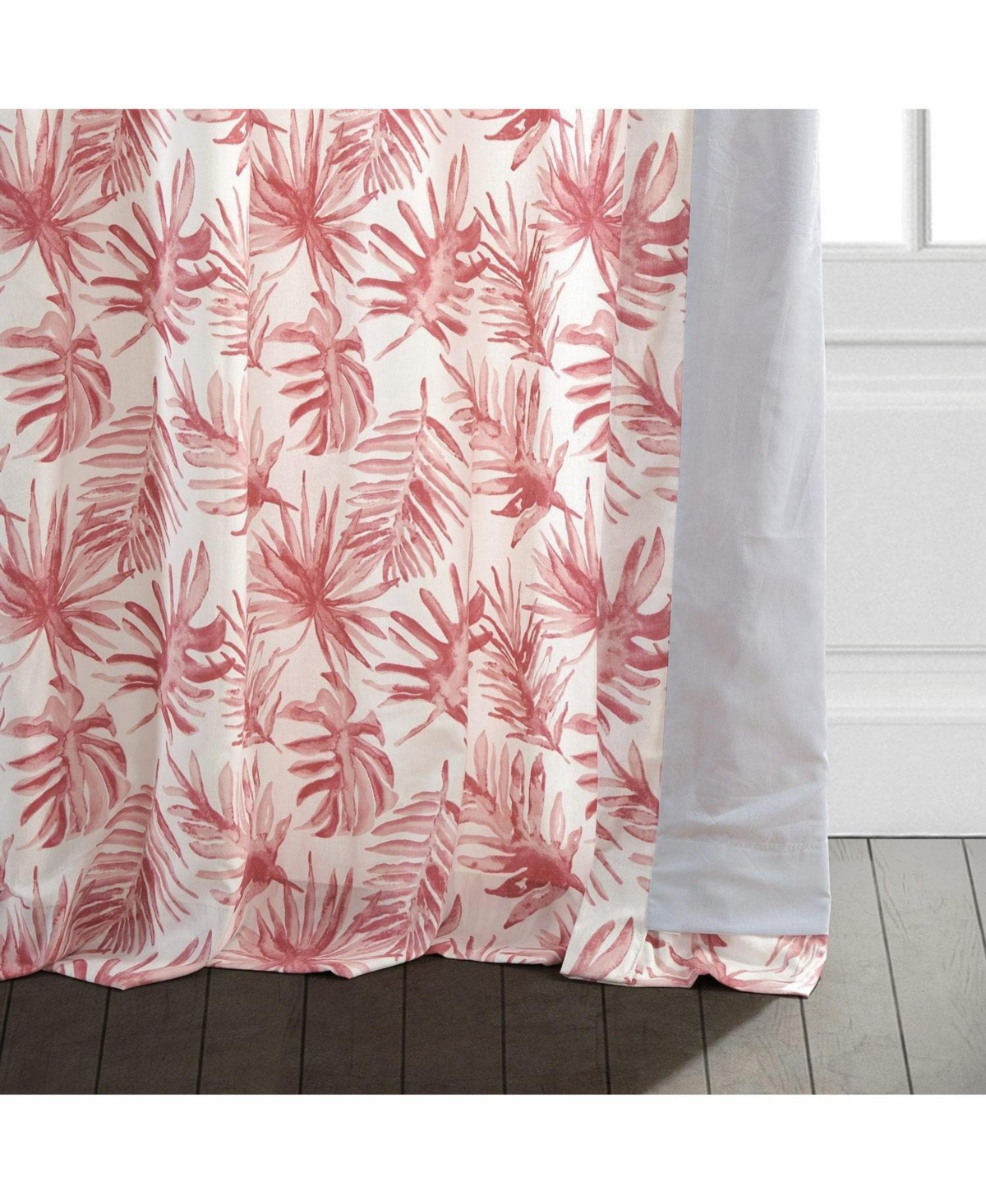 Half Price Drapes Artemis Floral Printed Cotton Room Darkening Curtain