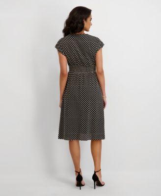 Women's Embroidered V-Neck Dress