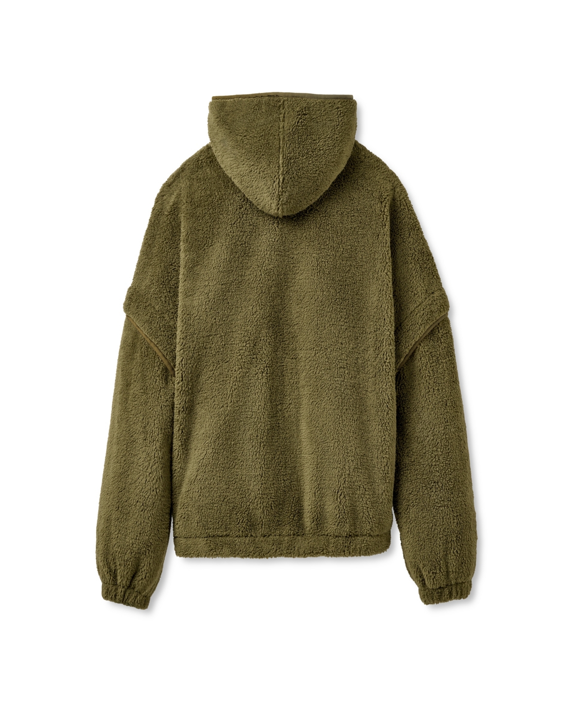 Ugg Women's Mariella Fluff Stand Collar Zip Hoodie In Green