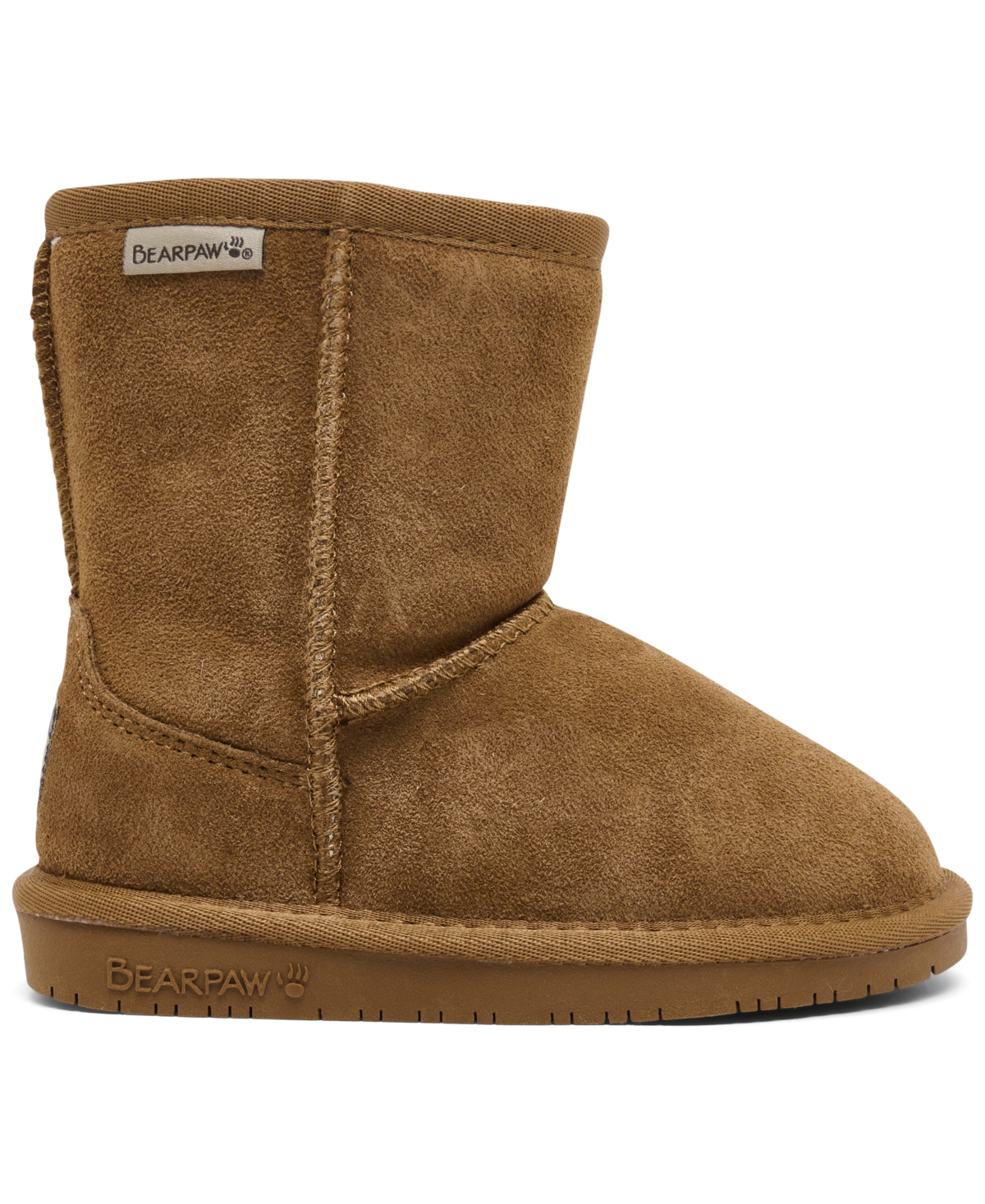 Bearpaw Toddler Girl's Emma Zipper Casual Boots From Finish Line In Brown