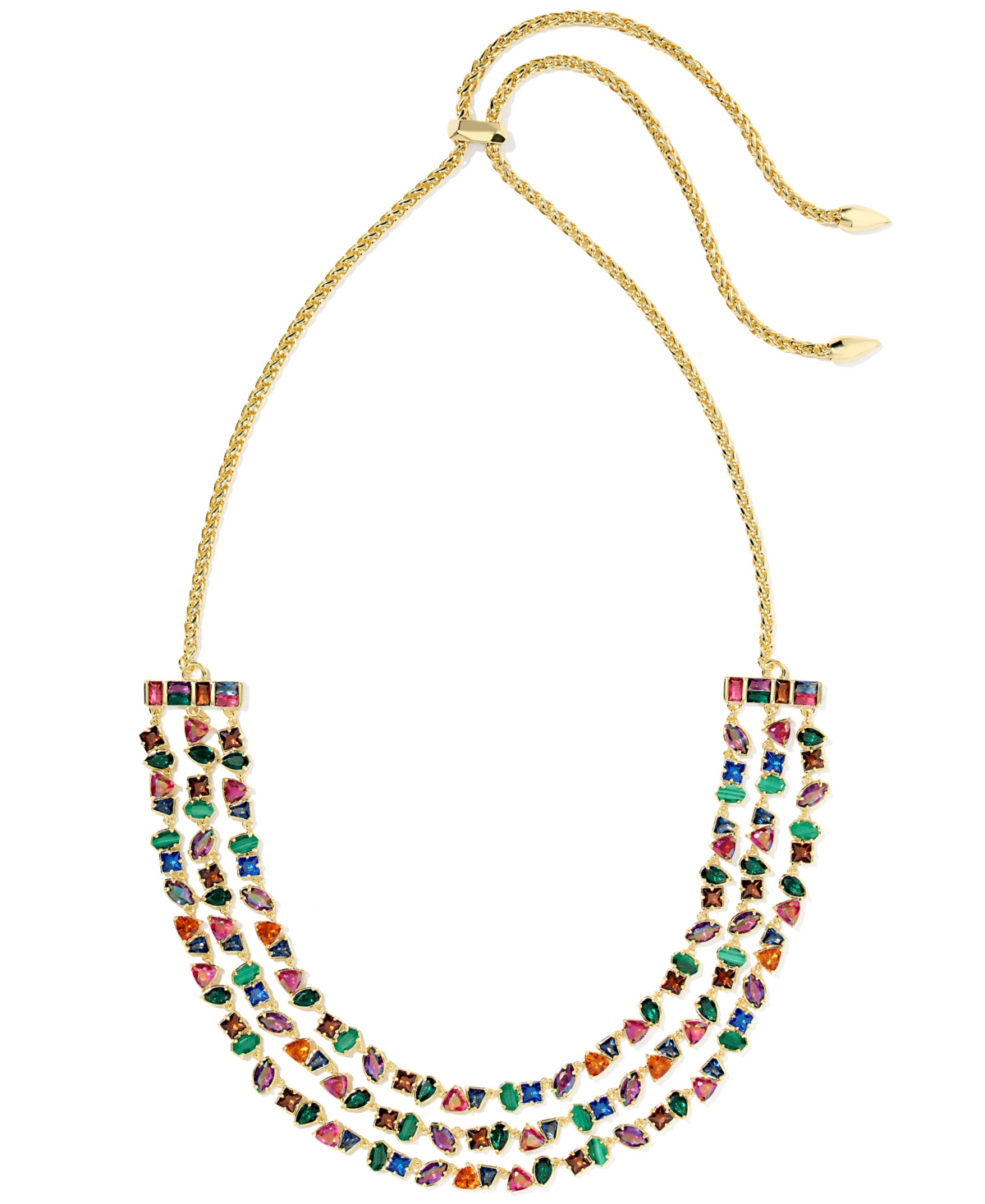 Kendra Scott Malachite Isabelle Statement Necklace