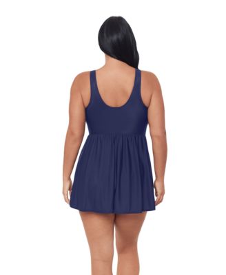 Women's Plus Must Haves Marais Tummy Control Swimdress
