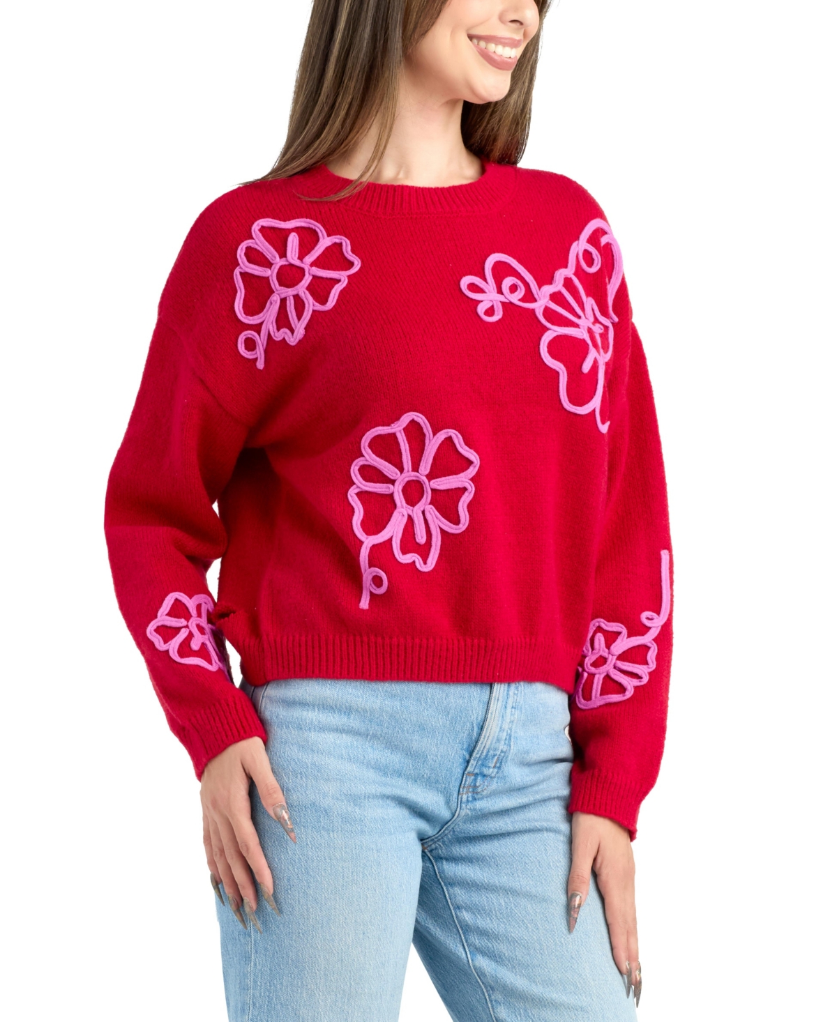 Bcx Junior's Cropped Pull-On Sweater