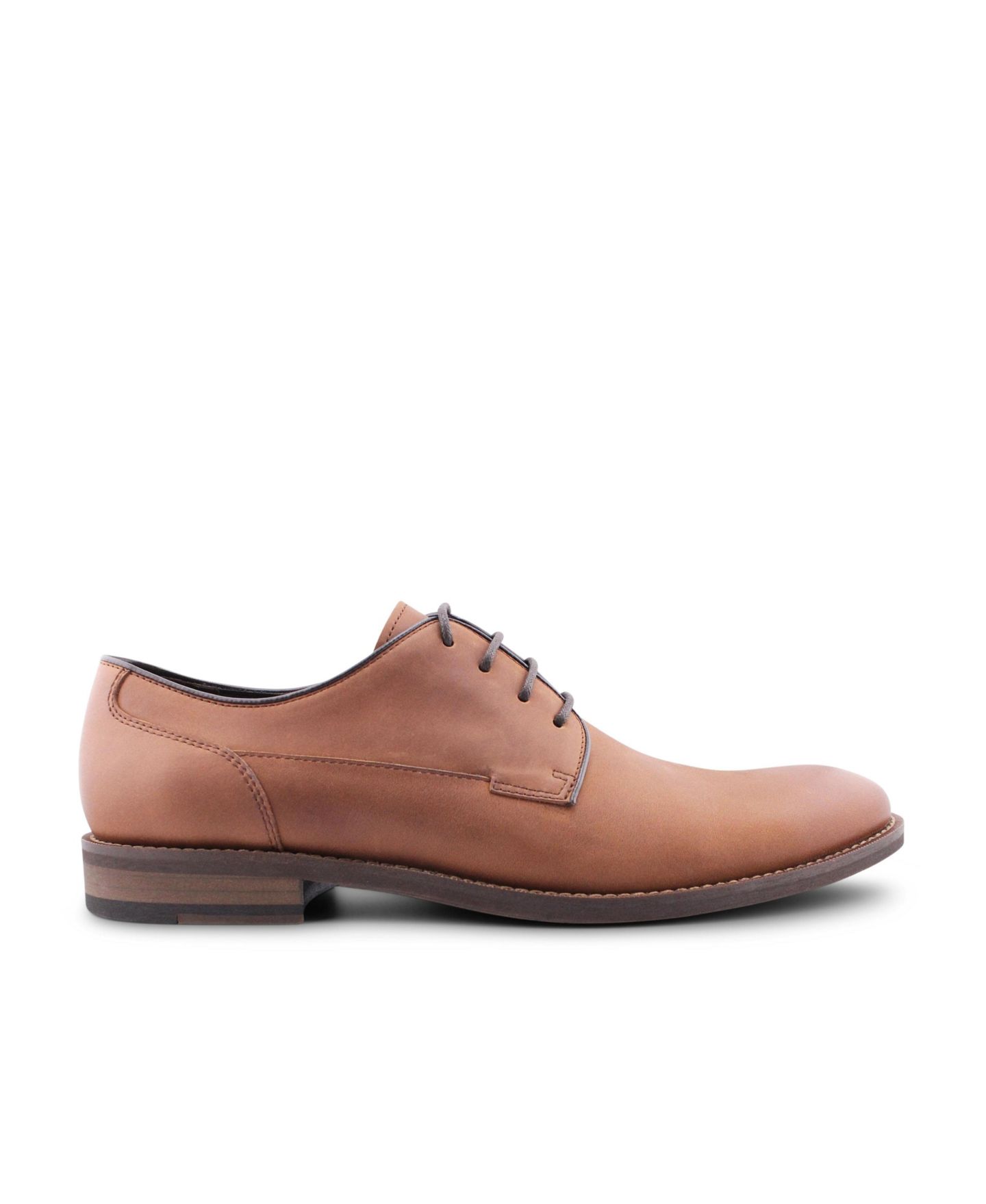 Мужское платье Blake McKay Hudson Dress Casual Lace-Up Plain Toe Leather Shoes, цвет: Рыжевато-коричневый — фото 5