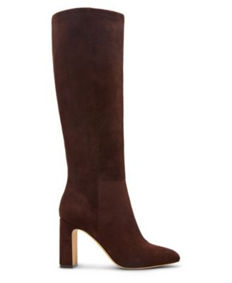 Wisee Block-Heel Knee-High Dress Boots, Regular & Wide Calf
