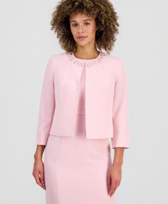 Women's Embellished Open-Front Blazer